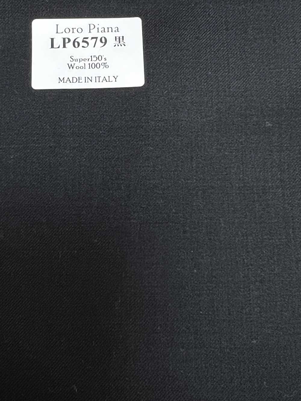 LP6579 Loro Piana Super150's 黒 無地[生地] 細井商事株式会社