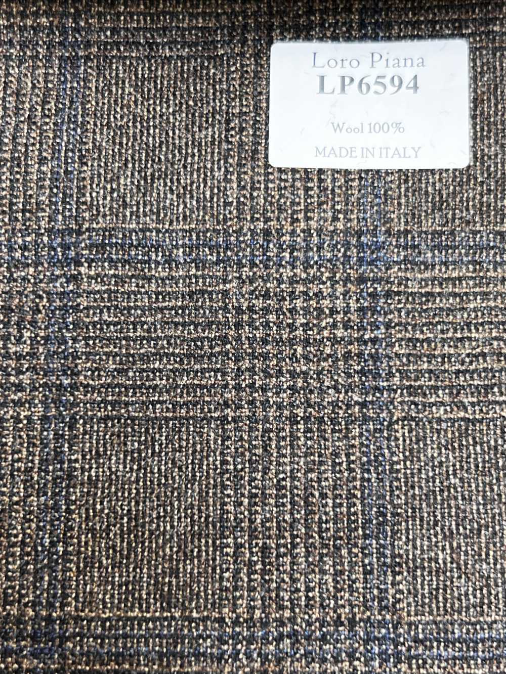 LP6594 Loro Piana ブラウン チェック[生地] 細井商事株式会社