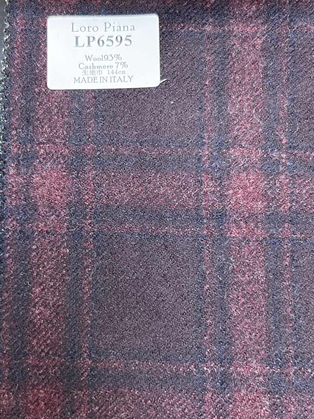 LP6595 Loro Piana レッド チェック[生地] 細井商事株式会社