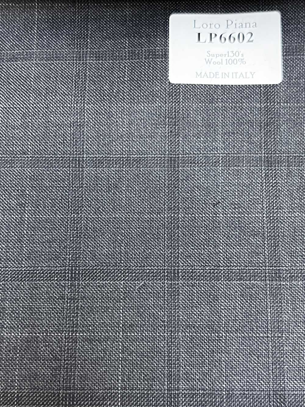 LP6602 Loro Piana Super130's グレー チェック[生地] 細井商事株式会社