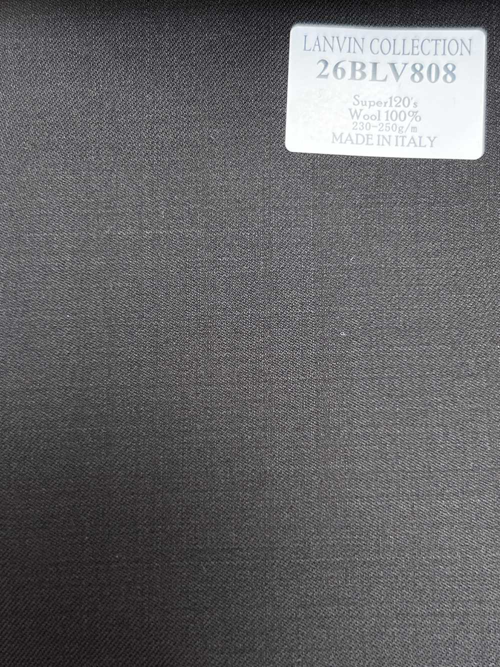 26BLV808 LANVIN COLLECTION Super120's ブラウン 無地[生地] 細井商事株式会社