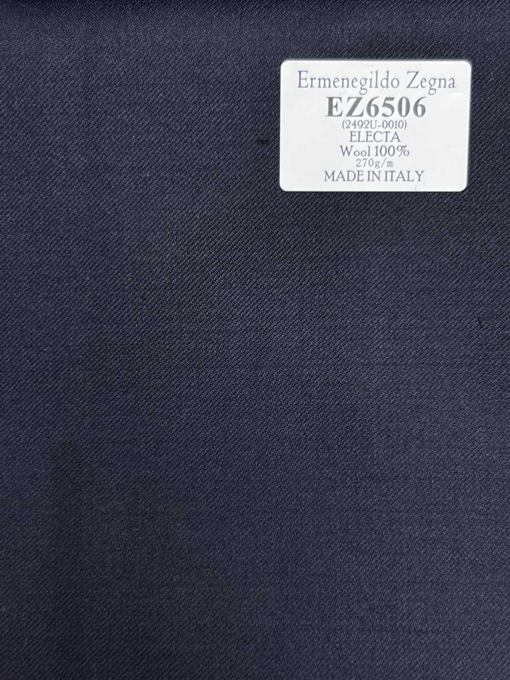 EZ6506 Ermenegildo Zegna ELECTA 濃紺 無地[生地] 細井商事株式会社