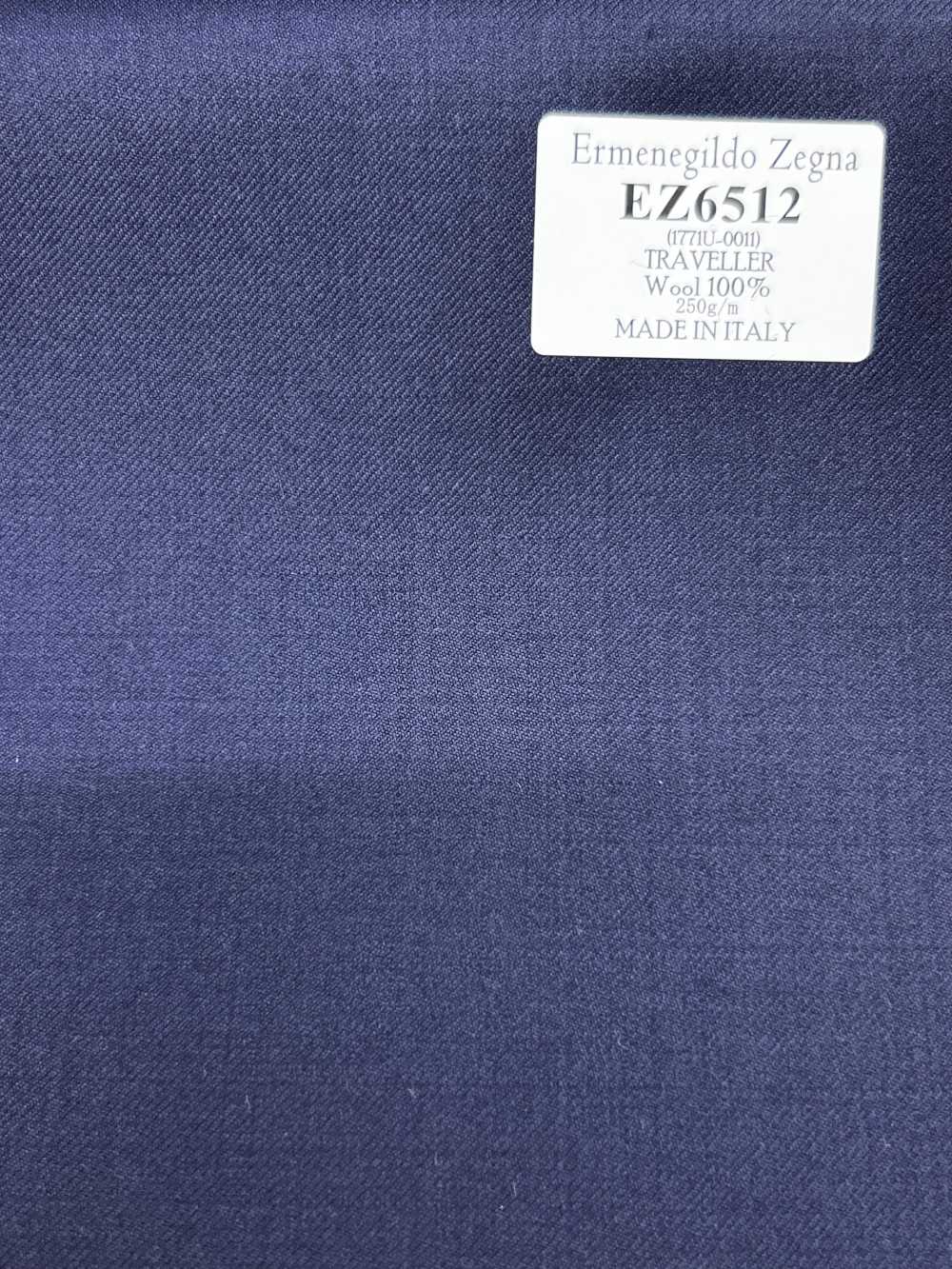 EZ6512 Ermenegildo Zegna TRAVELLER ネイビー 無地[生地] 細井商事株式会社