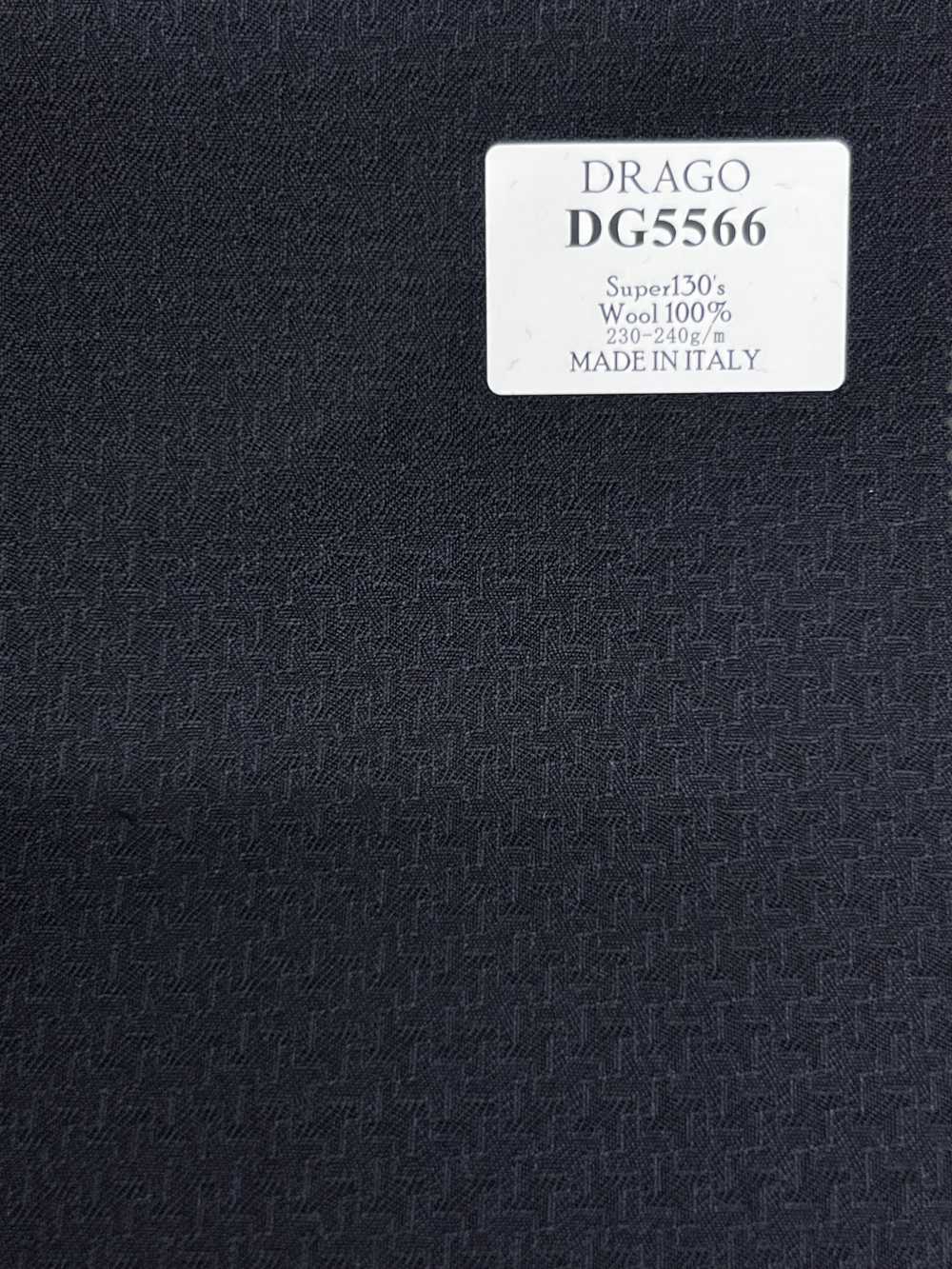 DG5566 DRAGO Super130's 濃紺 千鳥格子[生地] 細井商事株式会社