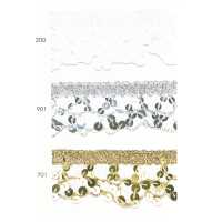 113-221 スパンコール ストレッチフリル[リボン・テープ・コード] DARIN(ダリン) サブ画像