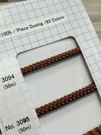 3094 ポリエステル コード (約4mm)[リボン・テープ・コード] ROSE BRAND(丸進) サブ画像