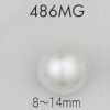 486MG パール調 ユリア素材 金足ボタン