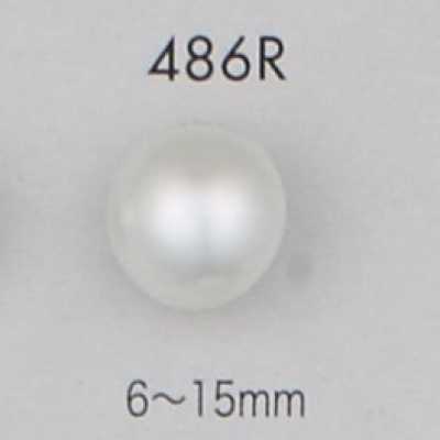 486R パール調 ユリア素材 共足ボタン
