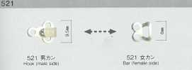 521K フロントホック(レディスタイプ) 前カン