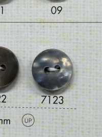 7123 ポリエステル樹脂製 2つ穴ボタン 大阪プラスチック工業(DAIYA BUTTON) サブ画像