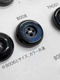 8008 ポリエステル樹脂製 4つ穴ボタン 大阪プラスチック工業(DAIYA BUTTON) サブ画像