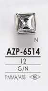 AZP6514 クリスタルストーン ボタン