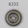 B335 ABS樹脂製 メッキ釦