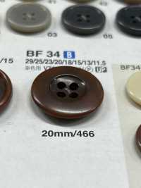 BF34 ナット調ボタン アイリス サブ画像