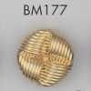 BM177 ABS樹脂製 メッキ釦