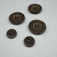 C187 天然素材 ウッド 4つ穴ボタン 大阪プラスチック工業(DAIYA BUTTON) サブ画像