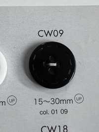 CW09 ポリエステル樹脂製 4つ穴ボタン 大阪プラスチック工業(DAIYA BUTTON) サブ画像