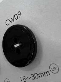 CW09 ポリエステル樹脂製 4つ穴ボタン 大阪プラスチック工業(DAIYA BUTTON) サブ画像