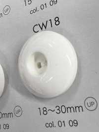 CW18 ポリエステル樹脂製 2つ穴ボタン 大阪プラスチック工業(DAIYA BUTTON) サブ画像