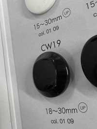 CW19 ポリエステル樹脂製 ボタン 大阪プラスチック工業(DAIYA BUTTON) サブ画像