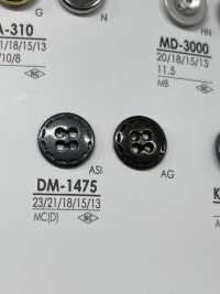 DM1475 ジャケット・スーツ用 4つ穴 メタルボタン アイリス サブ画像