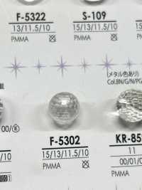 F5302 ダイヤカット ボタン アイリス サブ画像