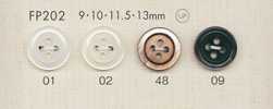 FP202 DAIYA BUTTONS 貝調ポリエステルボタン