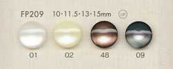 FP209 DAIYA BUTTONS 貝調ポリエステルボタン