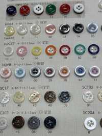 HDV8 DAIYA BUTTONS 耐衝撃HYPER DURABLE""シリーズ 貝調ポリエステルボタン"" 大阪プラスチック工業(DAIYA BUTTON) サブ画像