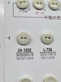 LH1035 シャツからコートまで 染色用ボタン アイリス サブ画像