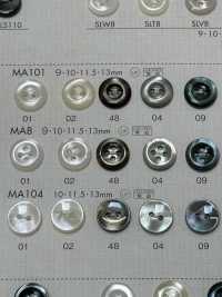MA8 DAIYA BUTTONS 貝調ポリエステルボタン 大阪プラスチック工業(DAIYA BUTTON) サブ画像