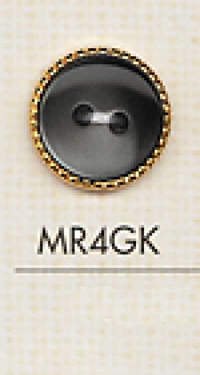 MR4GK 上品 シャツ用 2つ穴 プラスチックボタン