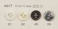 MS17 DAIYA BUTTONS 貝調ポリエステルボタン