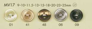 MV17 DAIYA BUTTONS 貝調ポリエステルボタン