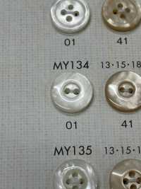 MY134 DAIYA BUTTONS 貝調ポリエステルボタン 大阪プラスチック工業(DAIYA BUTTON) サブ画像