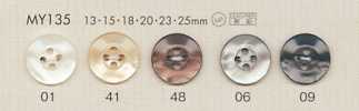 MY135 DAIYA BUTTONS 貝調ポリエステルボタン