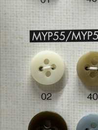 MYP56 シンプル 艶消し 4つ穴 ボタン 大阪プラスチック工業(DAIYA BUTTON) サブ画像
