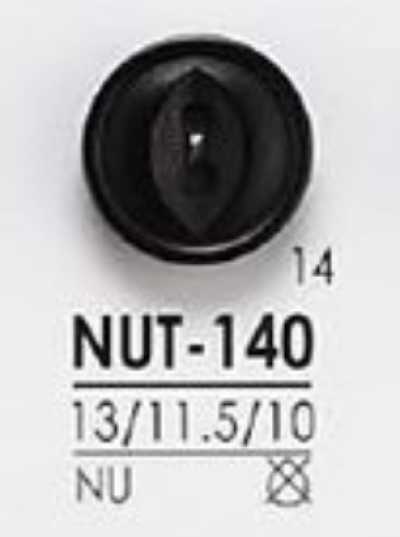 NUT140 ナット製 表穴2つ穴ボタン