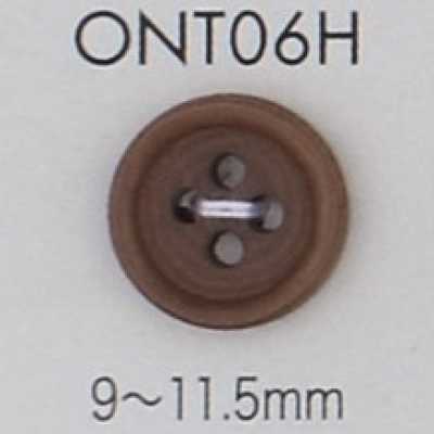 ONT06H 天然素材 コロゾ ナット フチあり 4つ穴ボタン