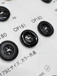 OP181 ポリエステル樹脂製 4つ穴ボタン サブ画像