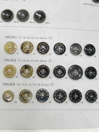 OPU302 ユリア樹脂製 フチあり 4つ穴ボタン サブ画像