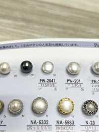 PW201 パール調 ボタン 角足 坊主型 アイリス サブ画像