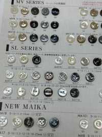 SLR17 DAIYA BUTTONS 貝調ポリエステルボタン 大阪プラスチック工業(DAIYA BUTTON) サブ画像