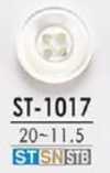 ST1017 高瀬貝製 表穴４つ穴・つや有りボタン