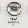 STA2 貝全般製 表穴2つ穴ボタン