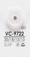 VC9722 染色用 ピンカール調 クリスタルストーン ボタン