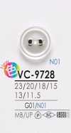 VC9728 染色用 2つ穴 ハトメ ボタン