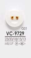 VC9729 染色用 2つ穴 ハトメ ボタン