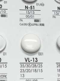 VL13 黒&染色用ボタン アイリス サブ画像