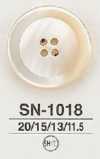 SN1018 高瀬貝製 表穴４つ穴・つや有りボタン